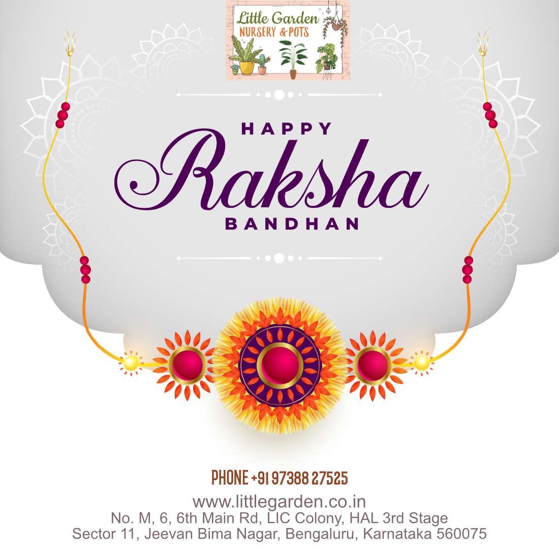 Social Media for Indian Festivals - Raksha Bandhan Rakhi Image 3